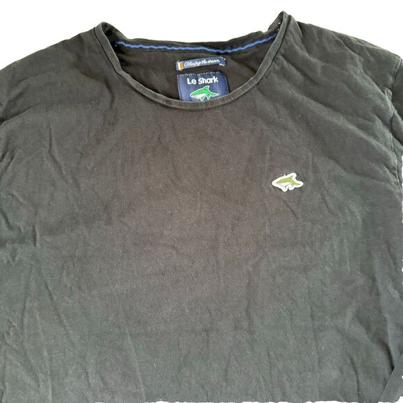 Le Shark “Chasing The Dream “”men’s L/S Tee embroidered shark size XXL black - Picture 4 of 14